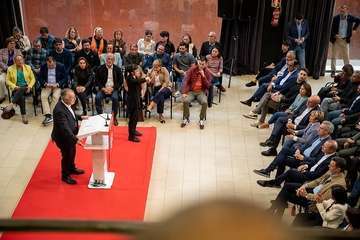 Los socialistas de Telde arropan a un Pedro Sánchez convencido del triunfo de su partido en las Islas/Acfi Press y TA.